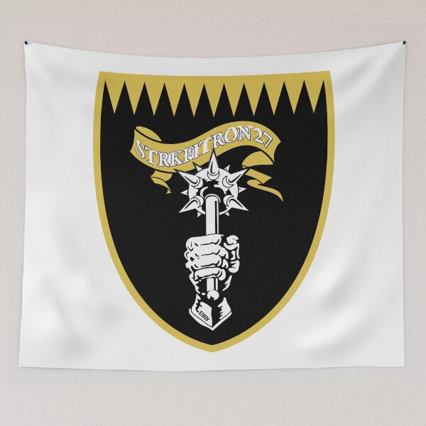 Item preview, US Navy VFA-27 Royal Maces Squadron Emblem designed and sold by CharlieDesings.