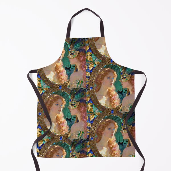 Item preview, Venetian Rose Gold Reflection beautiful Art Nouveau Gustav Klimt stylish art designed and sold by Vintage Designs +.