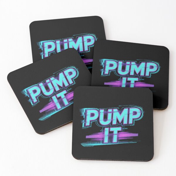 Item preview, Pump It Glitch Design – Futuristic Neon artwork designed and sold by Ophira Bloom.