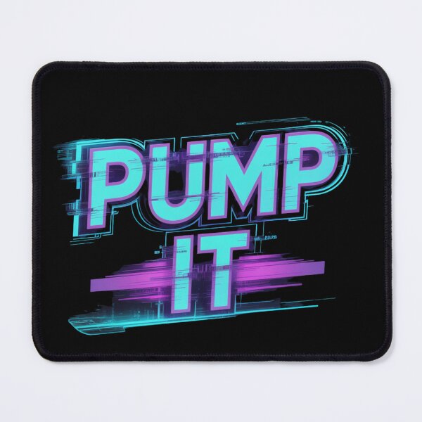 Item preview, Pump It Glitch Design – Futuristic Neon artwork designed and sold by OphiraBloom.