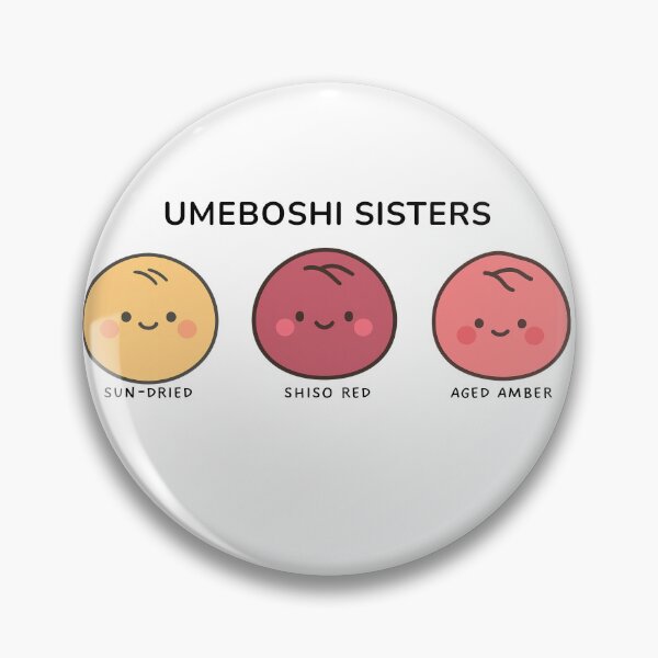 Item preview, UMEBOSHI SISTERS – Cute Japanese Pickled Plum Trio designed and sold by Yohei-Studio.