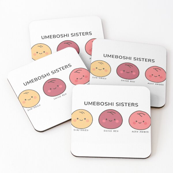 Item preview, UMEBOSHI SISTERS – Cute Japanese Pickled Plum Trio designed and sold by Yohei-Studio.
