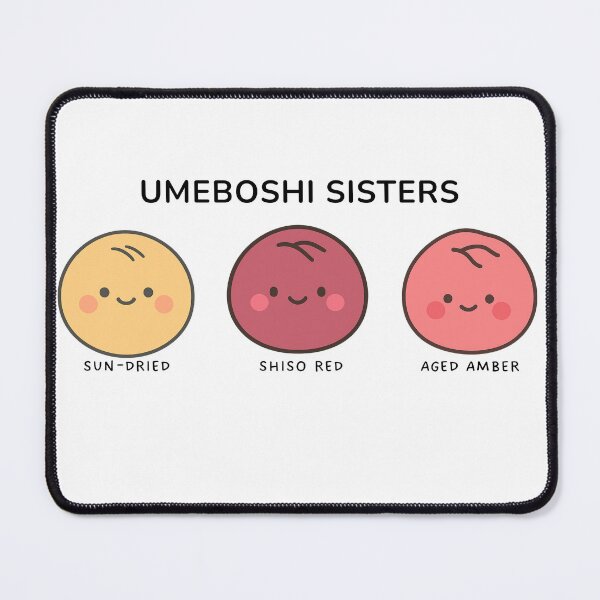 Item preview, UMEBOSHI SISTERS – Cute Japanese Pickled Plum Trio designed and sold by Yohei-Studio.