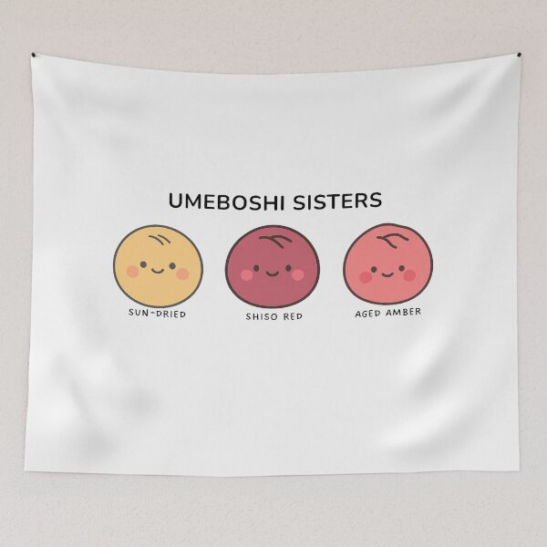 Item preview, UMEBOSHI SISTERS – Cute Japanese Pickled Plum Trio designed and sold by Yohei-Studio.