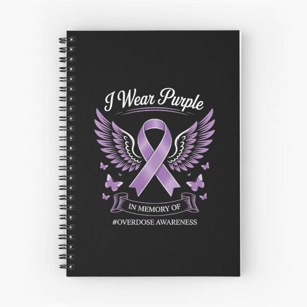 Item preview, I Wear Purple In Memory Of My Son Overdose Awareness  designed and sold by AquaKiev.