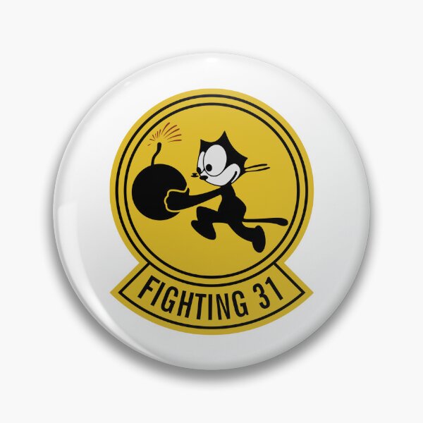 Item preview, US Navy VFA-31 Tomcatters Squadron Emblem featuring Felix the Cat designed and sold by CharlieDesings.