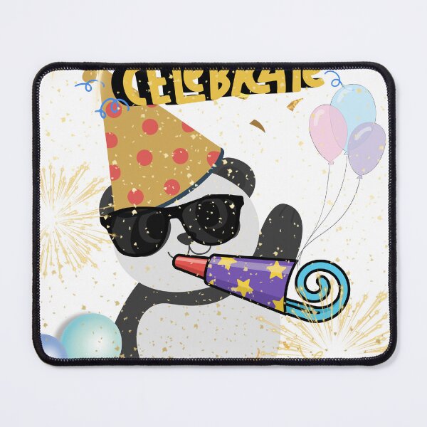 Item preview, Time To Celebrate - Cute Party Panda Funny Design designed and sold by Extremeallie.