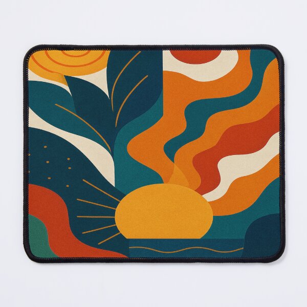 Item preview, Modern abstraction with warm color fields designed and sold by Kevichoking.