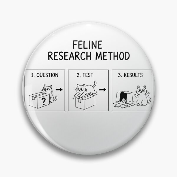 Item preview, Feline Research Method designed and sold by artistastshirt.