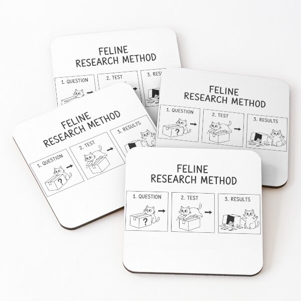 Item preview, Feline Research Method designed and sold by artistastshirt.
