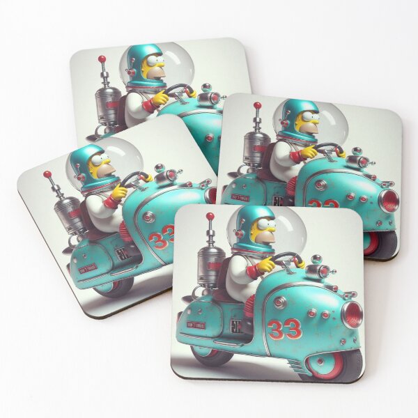 Item preview, “Orbit 33: Cape Drift, Teal Wheels & the Astro-Chomp of Cartoon Gravity” designed and sold by Print Fiction.