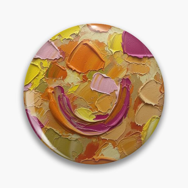 Item preview, Impasto-Style Digital Art: Smile of Joy designed and sold by EEpression.