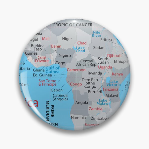 Item preview, Map of Africa – Countries, Borders & Major Features designed and sold by WorldAtlas.com.