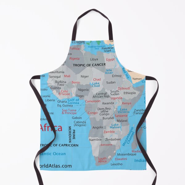 Item preview, Map of Africa – Countries, Borders & Major Features designed and sold by WorldAtlas.com.