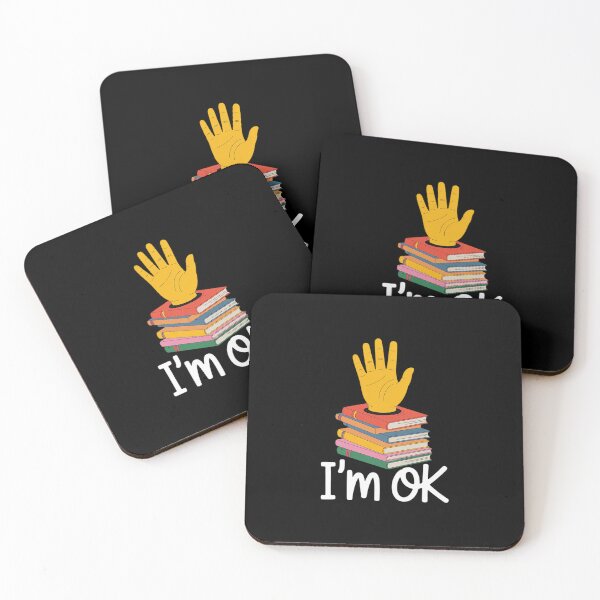 Item preview, I'm Ok Books Boooks Lover  designed and sold by AquaKiev.