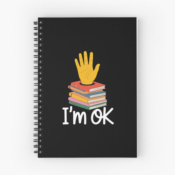 Item preview, I'm Ok Books Boooks Lover  designed and sold by AquaKiev.