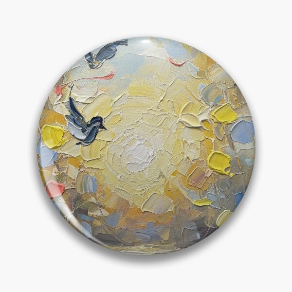 Item preview, Impasto-Style Digital Art: Forest of Morning Birdsong designed and sold by EEpression.