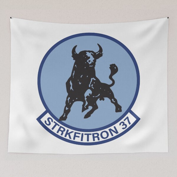 Artikelvorschau, Emblem des US Navy VFA-37 Ragin' Bulls Squadron entworfen und verkauft von CharlieDesings.