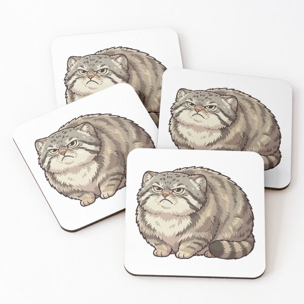 Item preview, Absolute Unit – Chonky Grumpy Pallas Cat designed and sold by Petzzz.