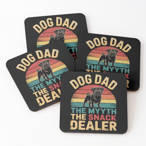 Item preview, Pug Dog Dad The Man The Myth Snack Dealer Fathers Day  designed and sold by MarryIsMonth.