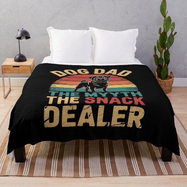 Item preview, Pug Dog Dad The Man The Myth Snack Dealer Fathers Day designed and sold by MarryIsMonth.