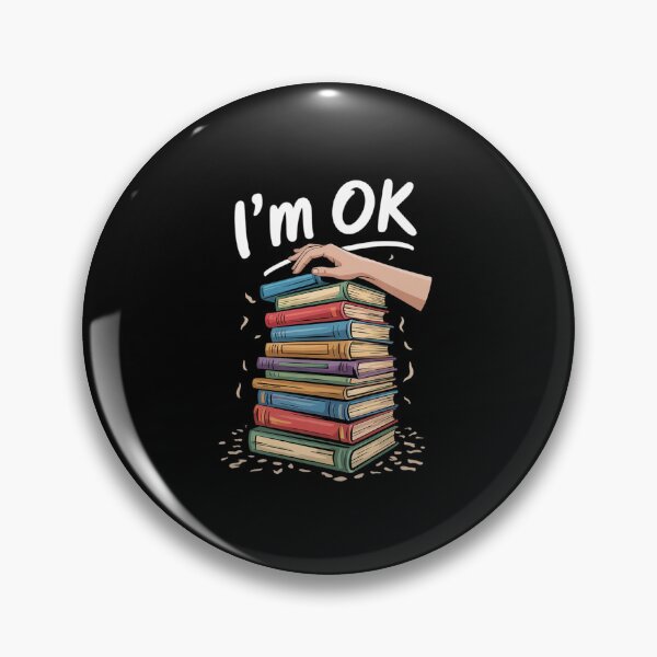 Item preview, I'm Ok Read Book Reading Nerd Librarian Teacher School  designed and sold by AquaKiev.