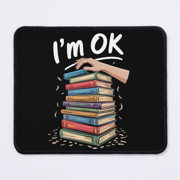 Item preview, I'm Ok Read Book Reading Nerd Librarian Teacher School designed and sold by AquaKiev.