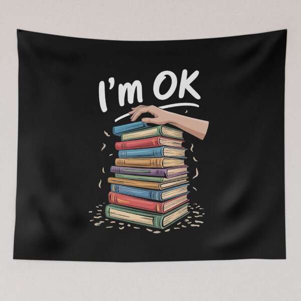 Item preview, I'm Ok Read Book Reading Nerd Librarian Teacher School  designed and sold by AquaKiev.