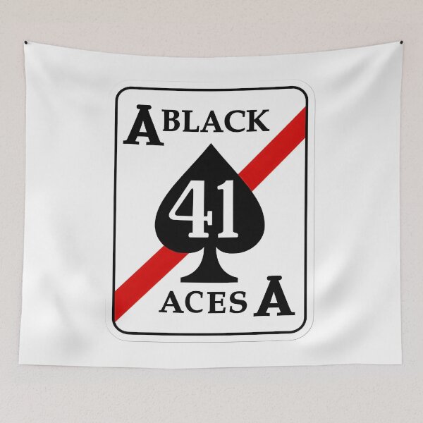 Item preview, US Navy VFA-41 Black Aces Squadron Emblem designed and sold by CharlieDesings.