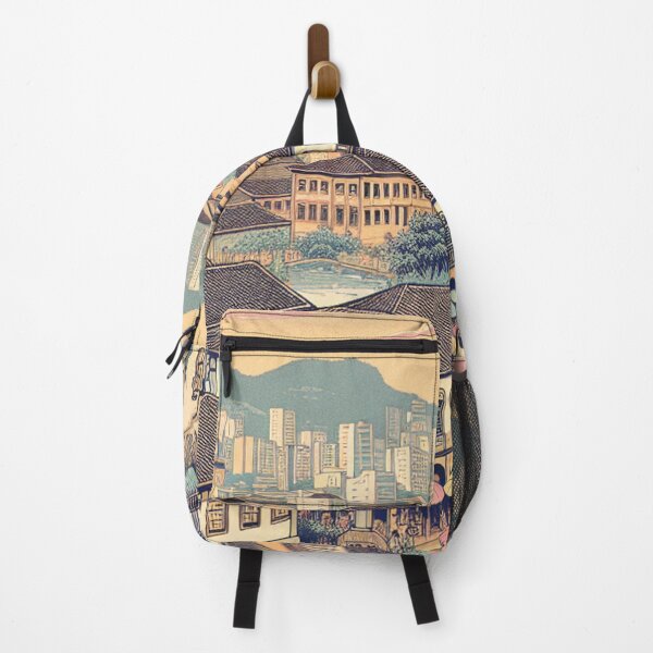 Item preview, São José do Rio Preto Ukiyo-e Landscape – Edo-Style Brazilian City Art designed and sold by Vandy Fullam.