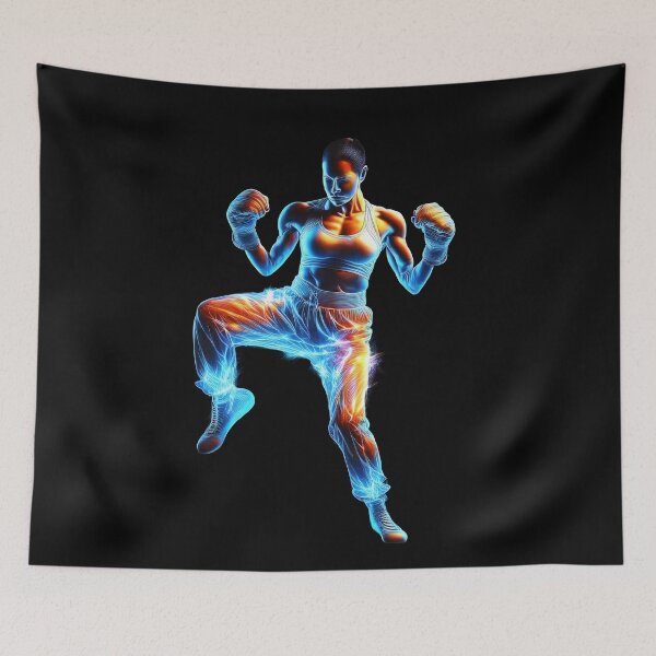 Item preview, Power Kicks - Kickboxing Designs designed and sold by RockitBaby.