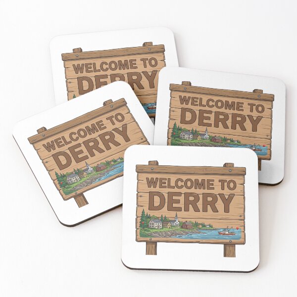 Item preview, Welcome to Derry Horror Town Sign Poster designed and sold by frameplay.