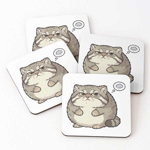 Item preview, Round & Grumpy – The Chonky Pallas's Cat Aesthetic designed and sold by Petzzz.