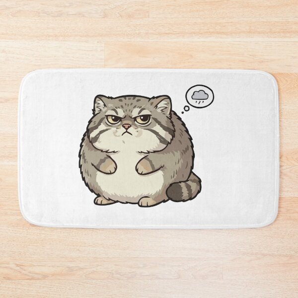 Item preview, Round & Grumpy – The Chonky Pallas's Cat Aesthetic designed and sold by Petzzz.