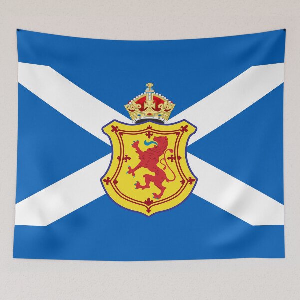 Item preview, Edinburgh Castle Gate Crest with Flag designed and sold by dtkindling.