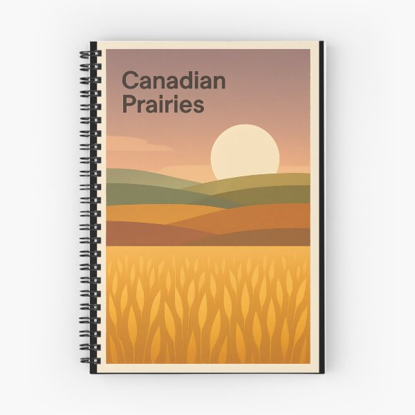 Item preview, Canadian Prairies Gradient Vista Poster - Glowing Low Sun designed and sold by Cosmopolis.