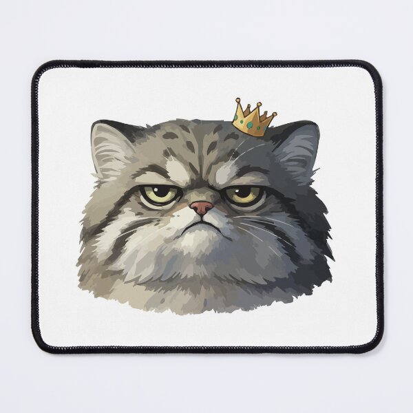 Item preview, Don't Mess With The Floof – Angry Chonky Manul Cat designed and sold by Petzzz.