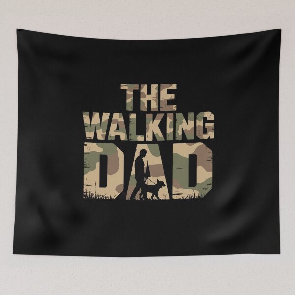 Item preview, The Walking DAD men with dog camouflage  designed and sold by FadeOfThrone.