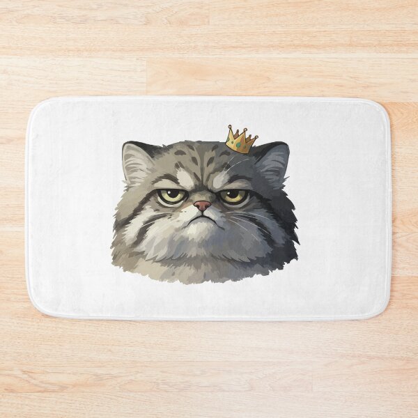 Item preview, Don't Mess With The Floof – Angry Chonky Manul Cat designed and sold by Petzzz.