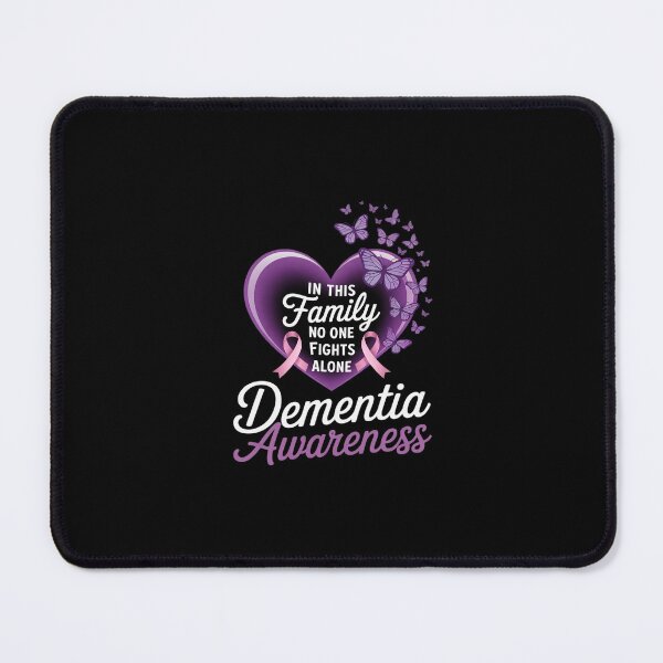 Item preview, In This Family Nobody Fight Alone Dementia Awareness Purple designed and sold by SyntaxClaw.
