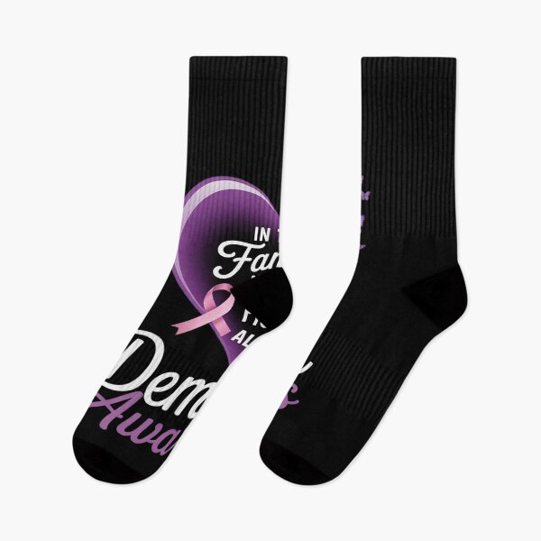 Item preview, In This Family Nobody Fight Alone Dementia Awareness Purple  designed and sold by SyntaxClaw.