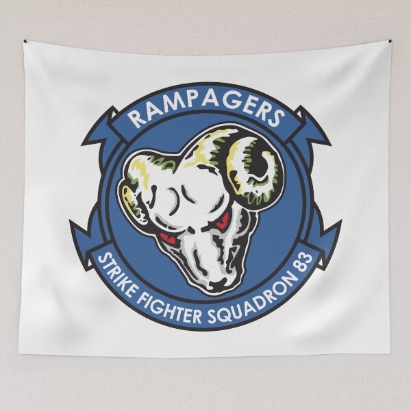 Item preview, VFA-83 Rampagers Strike Fighter Squadron Insignia designed and sold by CharlieDesings.