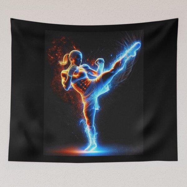 Item preview, Savage Kicks - Kickboxing Designs designed and sold by RockitBaby.