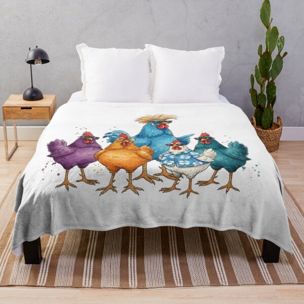 Item preview, The Cool Gang, Hilarious Chickens, Staring You Down, funny chickens, funnyfits70, Humor, Funny, retro, vintages, funny quotes, animal humor, designed and sold by FunnyFits70.