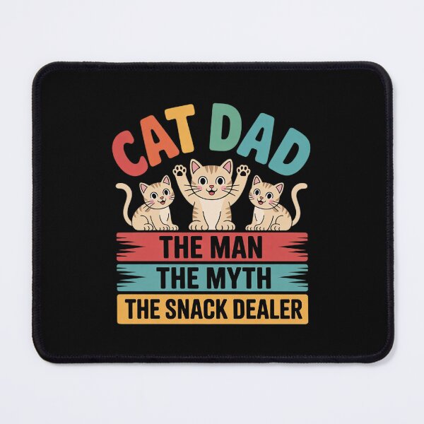 Item preview, Cat Dad The Man Myth Snack Dealer Fathers Day designed and sold by FadeOfThrone.
