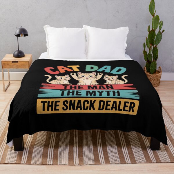 Item preview, Cat Dad The Man Myth Snack Dealer Fathers Day designed and sold by FadeOfThrone.