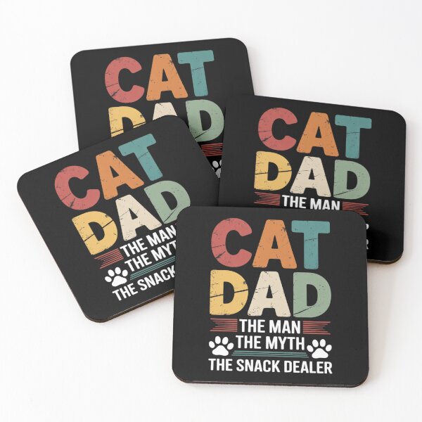 Item preview, Cat Dad The Man The Myth Snack Dealer  designed and sold by MarryIsMonth.