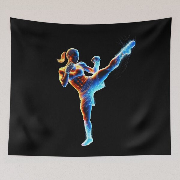 Item preview, Warrior Strikes - Kickboxing Designs designed and sold by RockitBaby.