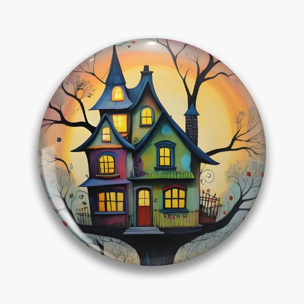 Item preview, Surreal Tree House At Sunset designed and sold by ByNicoleSara.