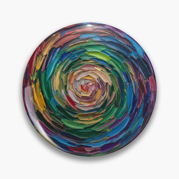 Item preview, Impasto-Style Digital Art: Into the Colorful Vortex designed and sold by EEpression.